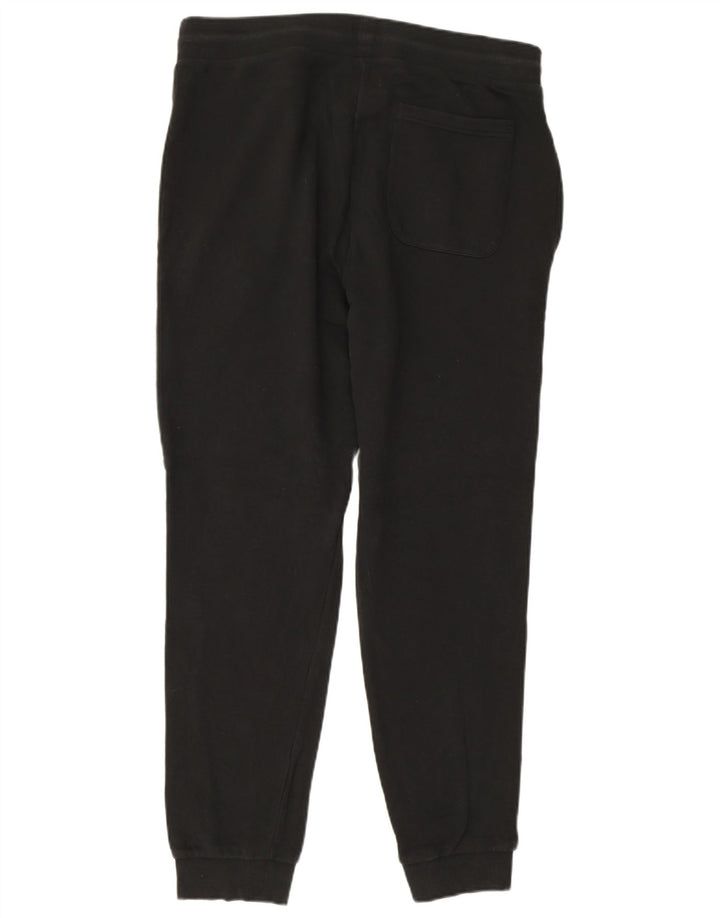JACK & JONES Pantaloni de trening grafic pentru bărbați Pantaloni de jogging, mari, negru, bumbac