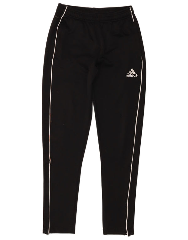Pantaloni de trening Adidas Climalite pentru baieti 13-14 ani poliester negru