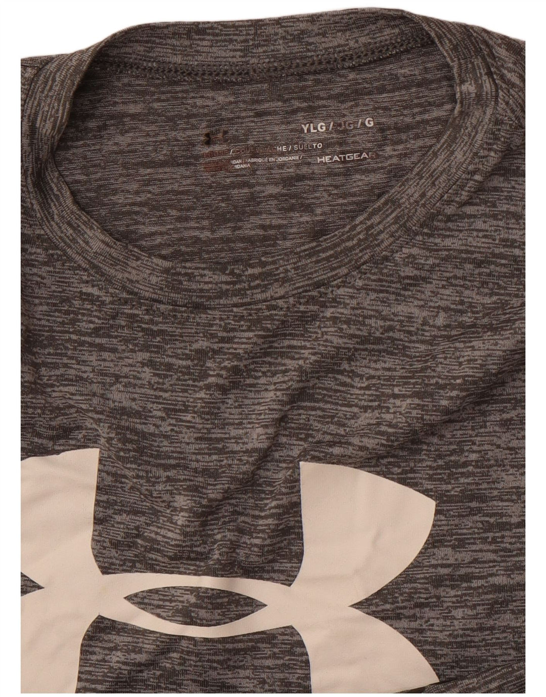 UNDER ARMOUR Băieți Heat Gear Tricou grafic Top 11-12 ani mare gri