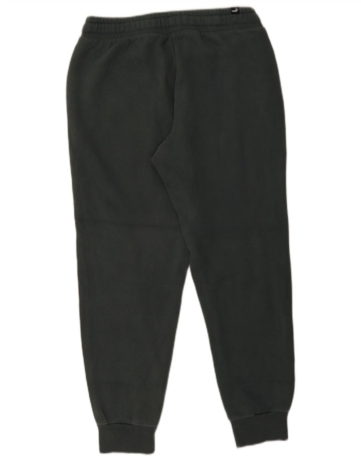 Pantaloni de trening Puma pentru bărbați Joggeri din bumbac verde mediu