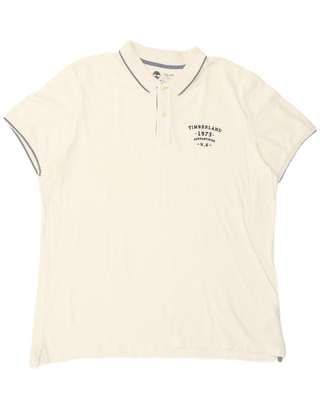 Tricou polo Timberland pentru bărbați, 3XL, alb, bumbac