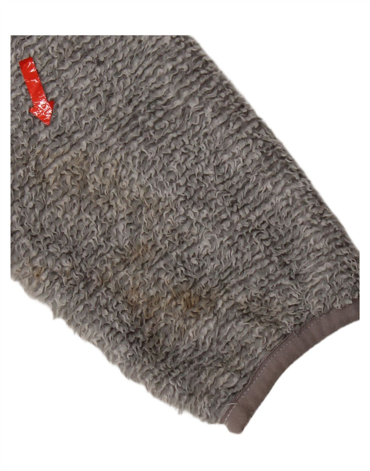 Jack Wolfskin Jachetă fleece cu glugă pentru femei UK 12 Medium Gri Poliester