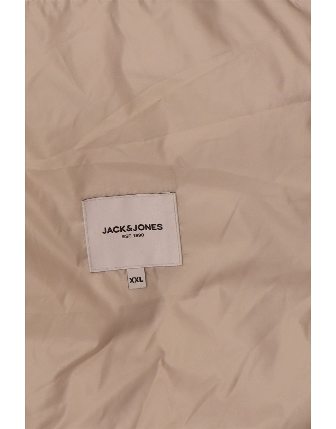 Jack & Jones jachetă căptușită pentru bărbați UK 44 2XL poliester bej