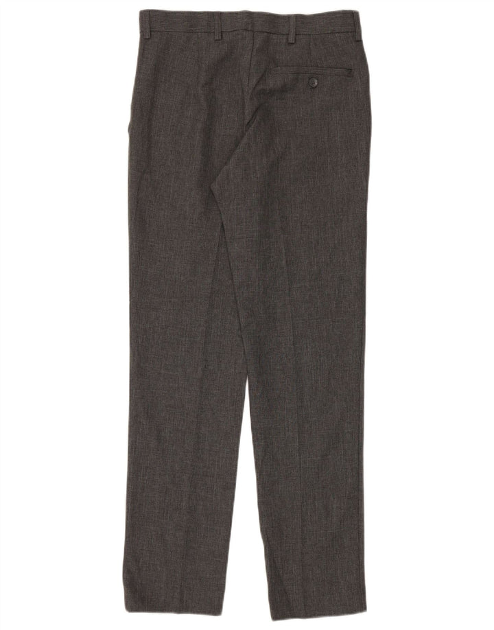 Pantaloni chino subțiri pentru bărbați Marks & Spencer L28 L31 poliester gri