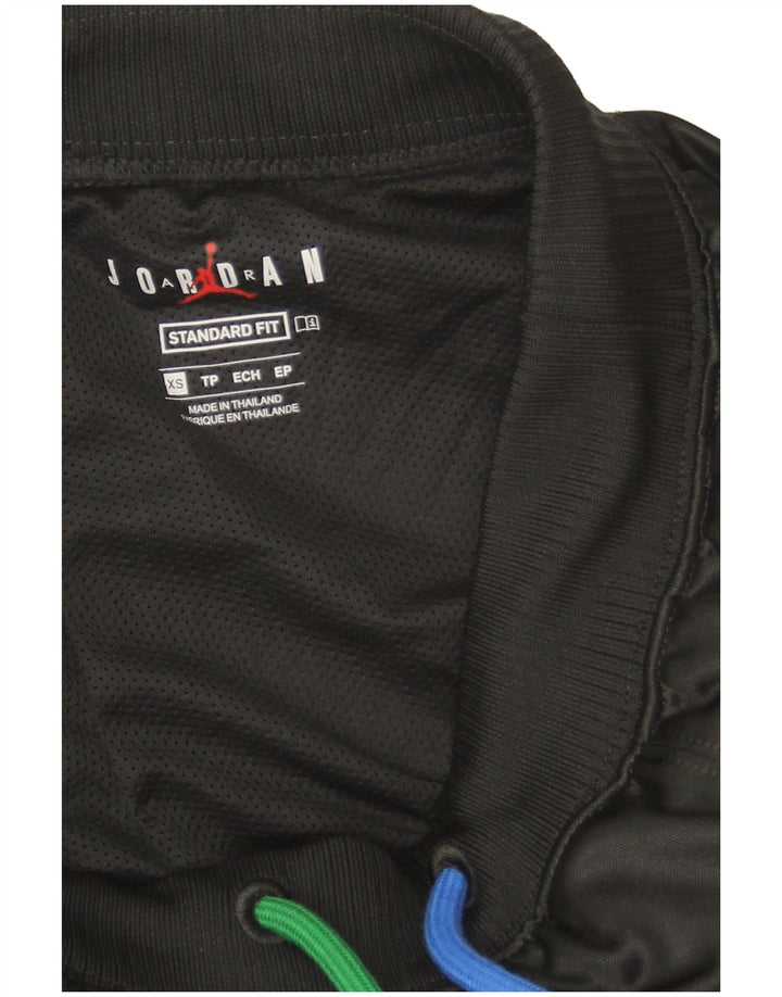 Pantaloni scurți sport Jordan pentru femei UK 4 XS poliester negru