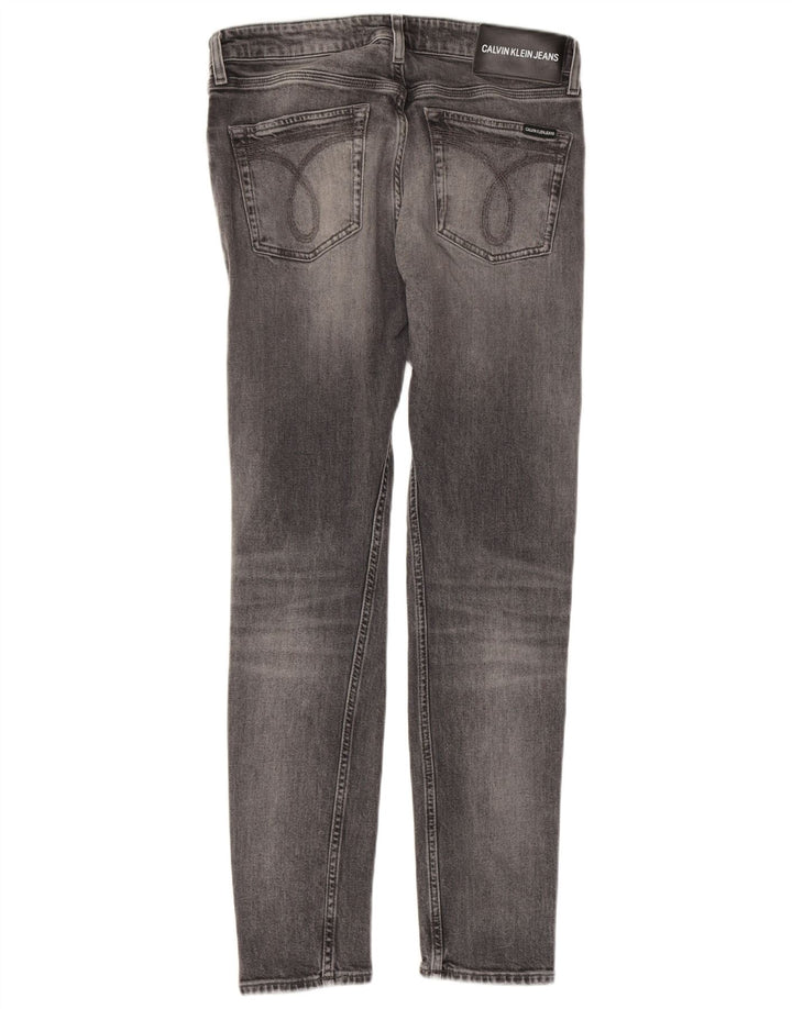 CALVIN KLEIN Blugi skinny pentru femei W31 L32 bumbac gri