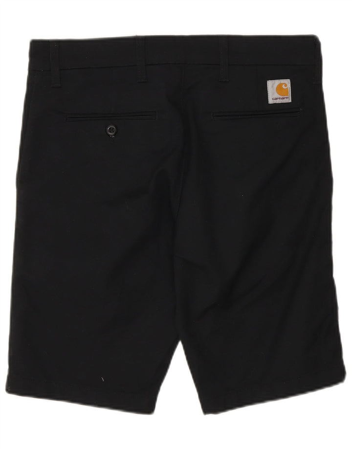 Pantaloni scurti chino pentru bărbați Carhartt W29, bumbac mediu negru