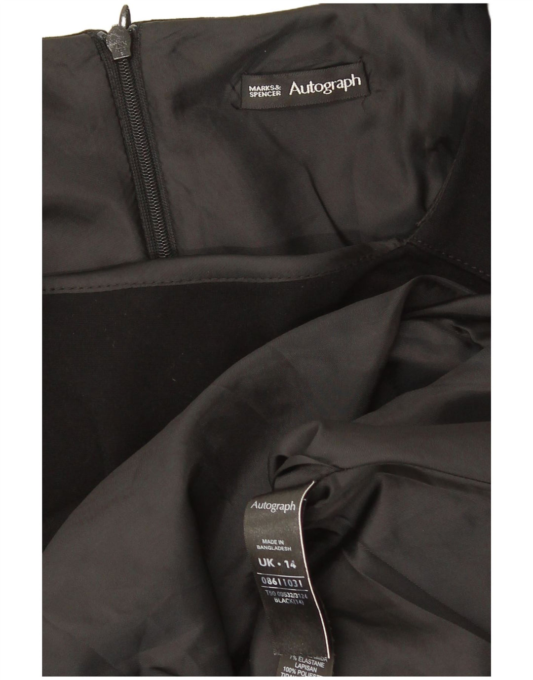 Rochie tip teacă fără mâneci cu autograf pentru femei Marks & Spencer UK 14 Medium Black