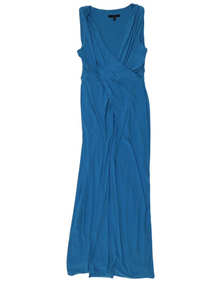 Rochie maxi fără mâneci pentru femei Coast UK 16, mare, albastru, poliester
