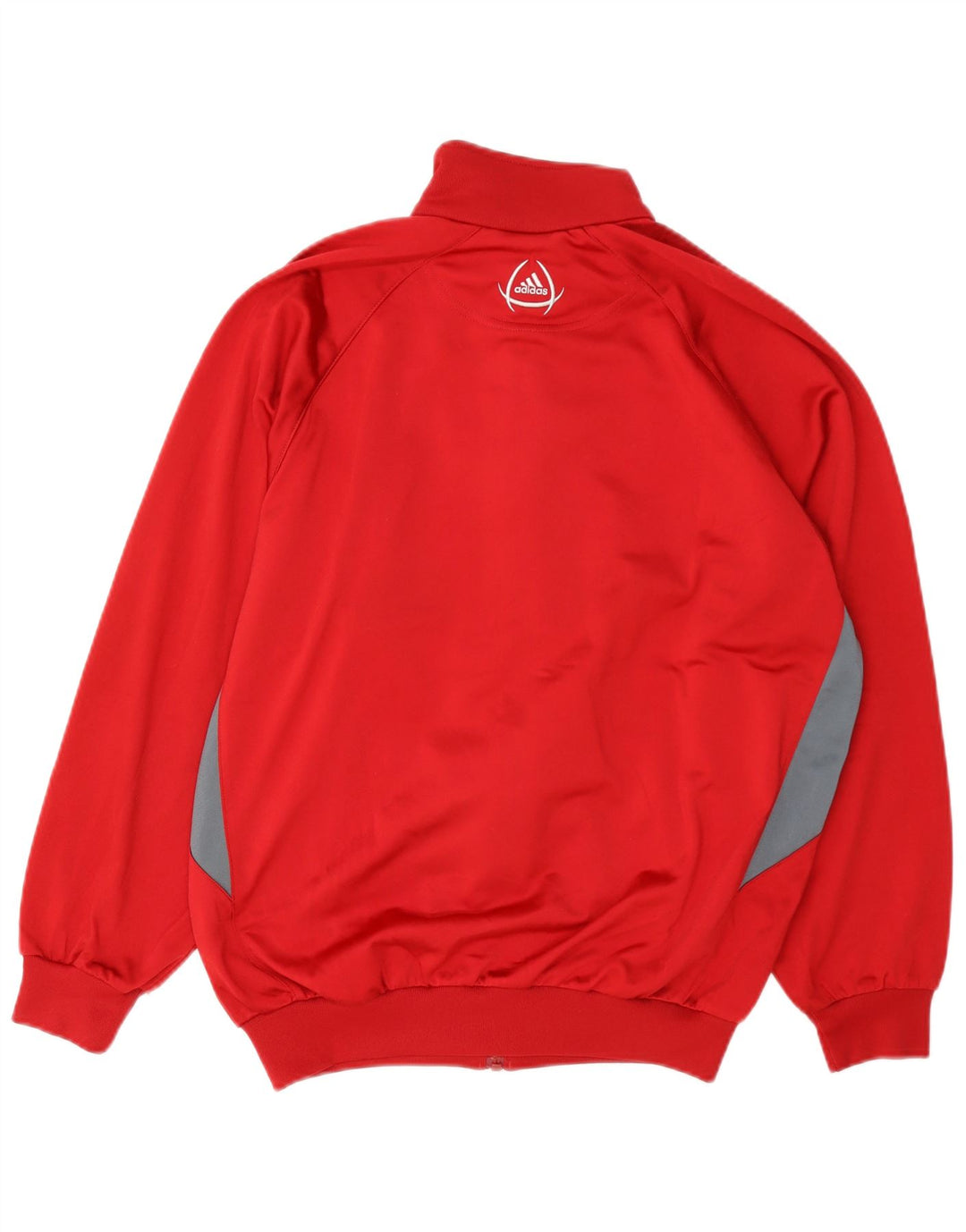 Jachetă de trening pentru bărbați Adidas UK 34/36 Poliester Colorblock Roșu Mic