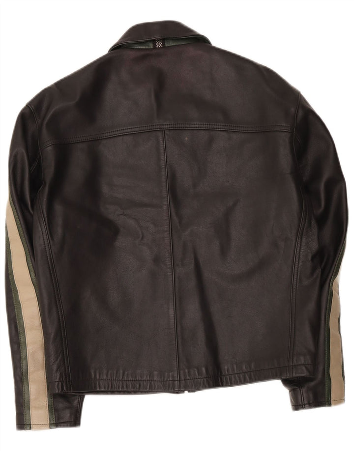 Jachetă motociclist din piele pentru bărbați Hein Gericke UK 38 Medium Black Colorblock