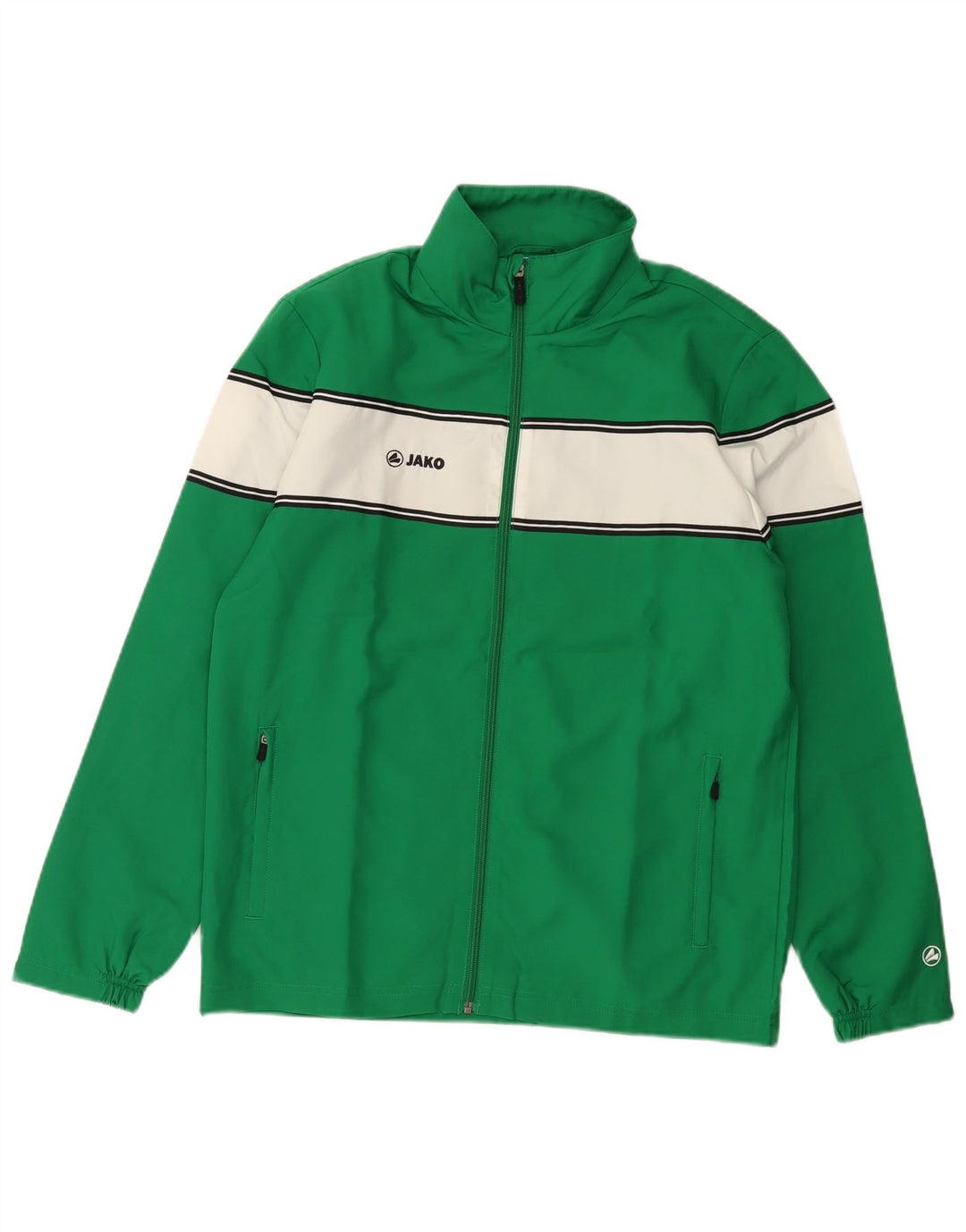 Jako Trening pentru bărbați Top Jachetă Mic Verde Poliester Colorblock