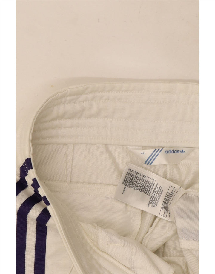 Pantaloni de trening Adidas pentru femei EU 42 Poliester alb mare