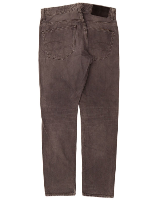 G-Star Mens 3301 Tapered Jeans W32 L32 Grey Cotton