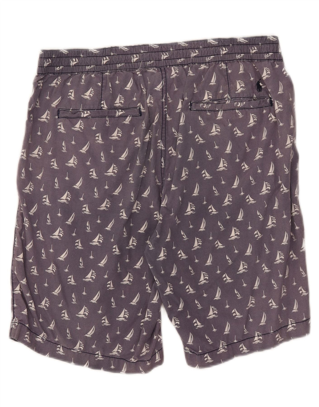 Pantaloni scurți casual pentru bărbați Polo Ralph Lauren, cu model abstract, mediu W32 bleumarin