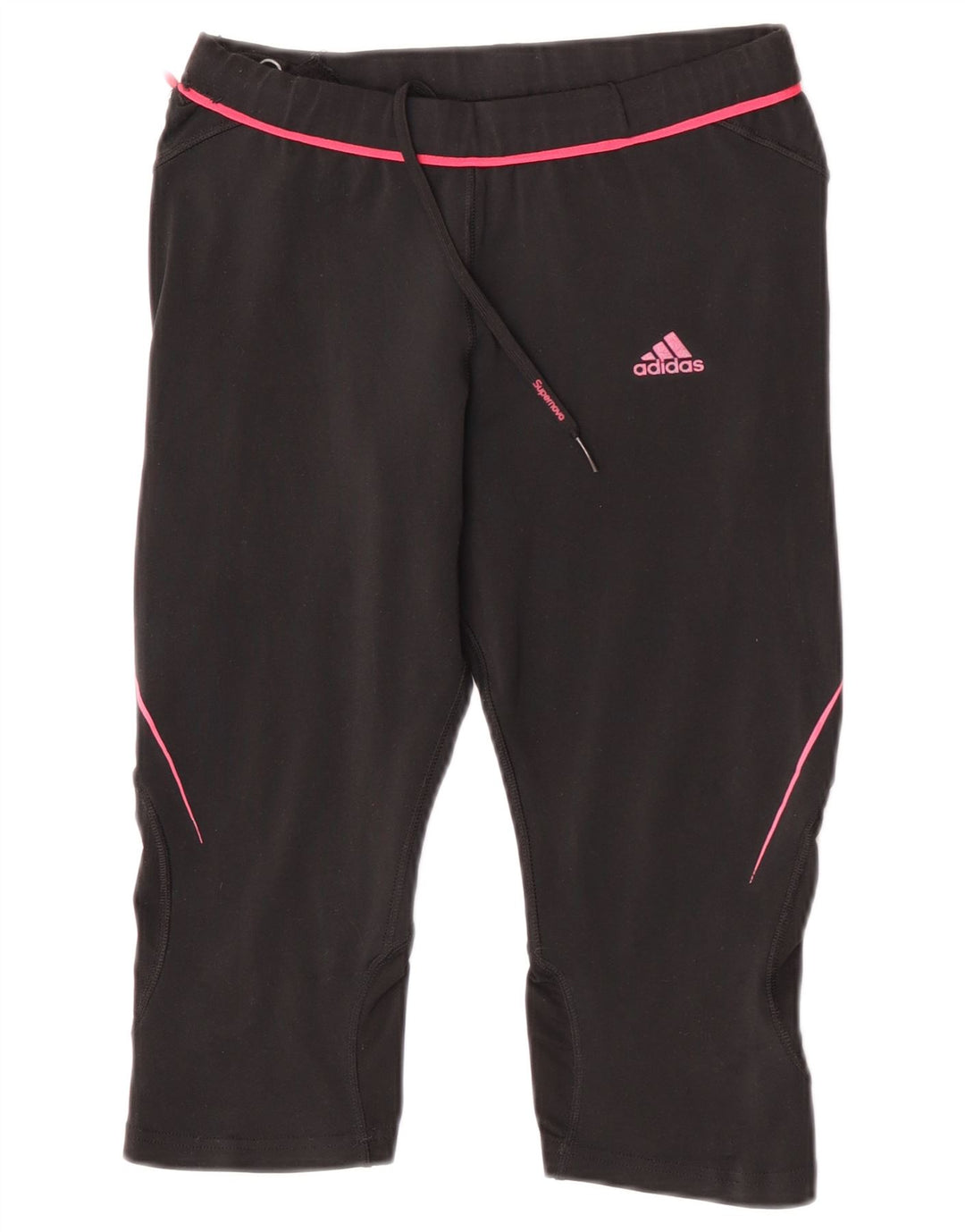 Leggings Adidas Climacool Capri pentru femei UK 12 Poliester mediu negru