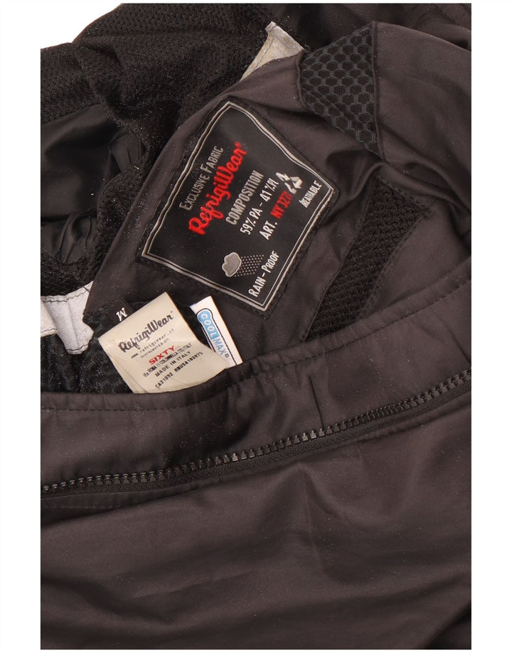 Jachetă de ploaie pentru bărbați Refrigiwear UK 38 Medium Black Poliamidă