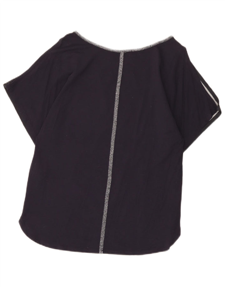 Bluză pentru femei Oasis, Marea Britanie 10, Poliester Floral Albastru Marin mic
