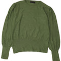 Pulover pentru femei Marks & Spencer Crop Boat Gât, UK 14 Medium Green