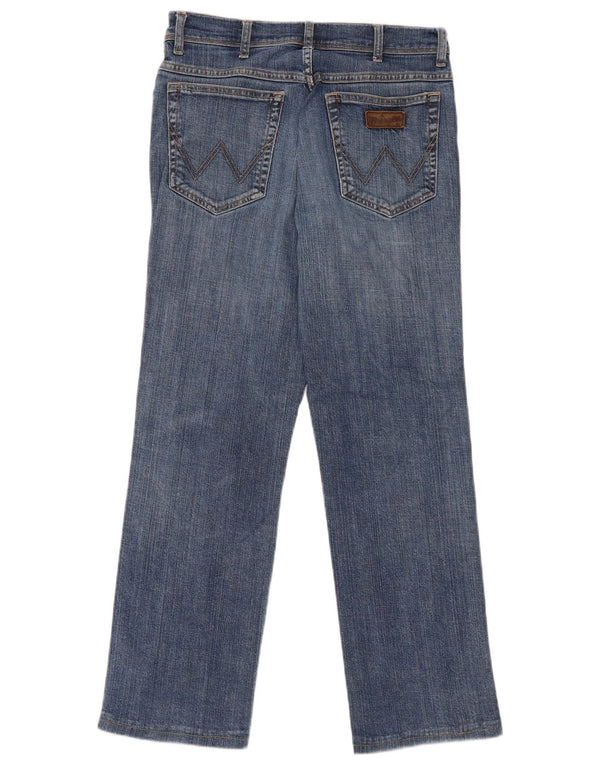 Blugi drepte stretch pentru bărbați Wrangler Texas W32 L27 Bumbac albastru