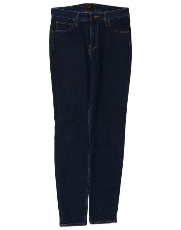 Blugi skinny pentru femei Scarlett cu talie înaltă L29 L31, bumbac bleumarin