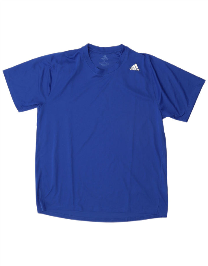Tricou pentru bărbați Adidas Aeroready Top XL poliester albastru