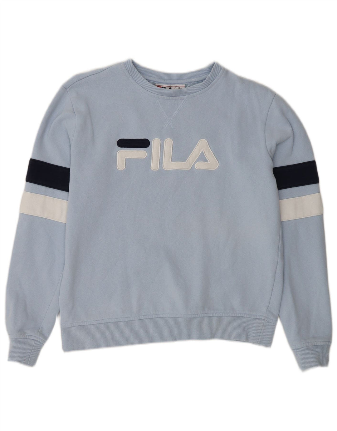 Pulover supradimensionat pentru femei FILA UK 10 Small Blue Colorblock