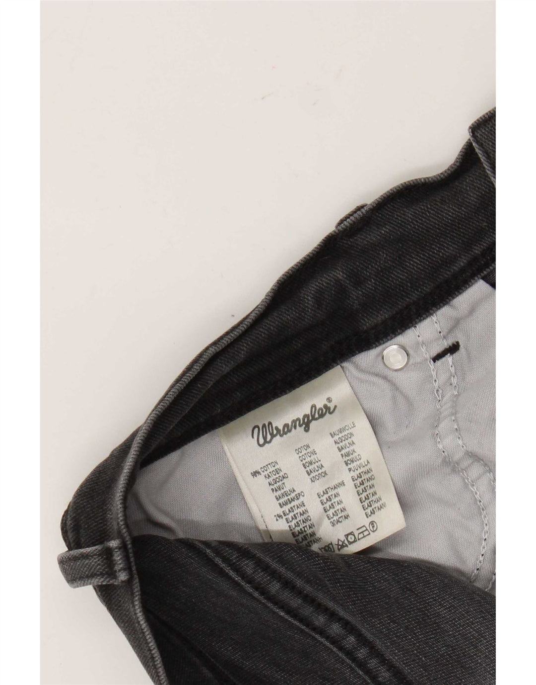 Blugi drepte pentru bărbați Wrangler Texas W33 L32 bumbac gri