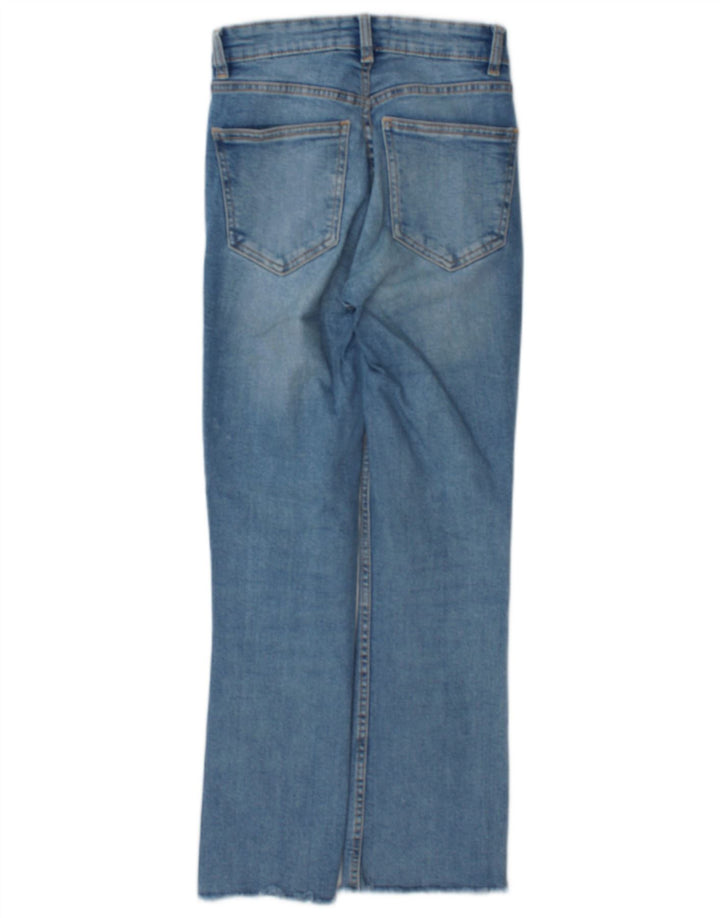 Blugi Zara Femei Bootcut EU 34 2XS L24 L26 Bumbac Albastru