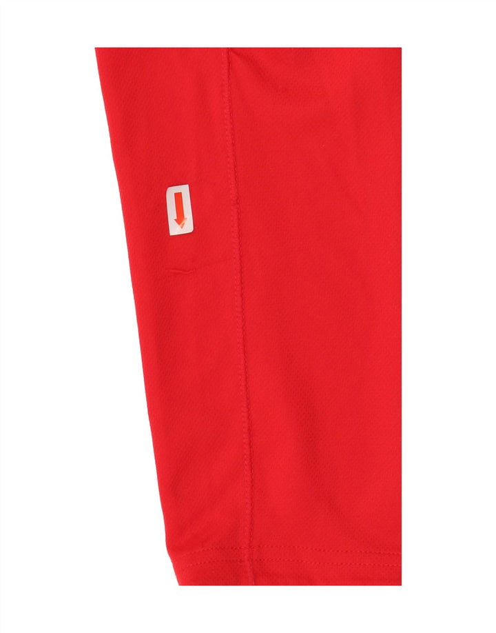 ADIDAS Womens Supernova Top Long Sleeve UK 14 Medium Red Colourblock Vintage Adidas and Second-Hand Adidas from Messina Hembry 
