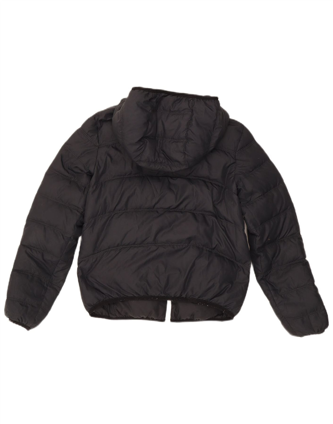 Jachetă căptușită reversibilă cu glugă supradimensionată pentru femei Nike UK 6 XS Negru