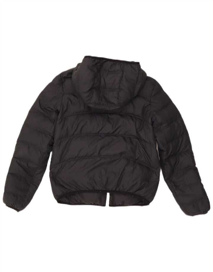 Jachetă căptușită reversibilă cu glugă supradimensionată pentru femei Nike UK 6 XS Negru