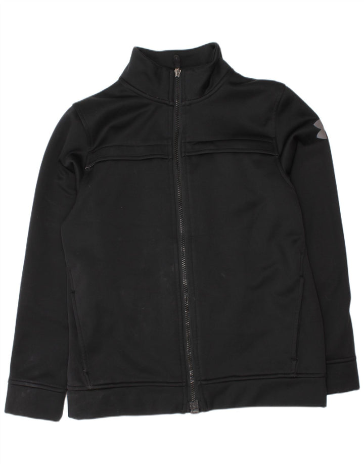 Jachetă de trening pentru băieți Under Armour, 9-10 ani, neagră medie