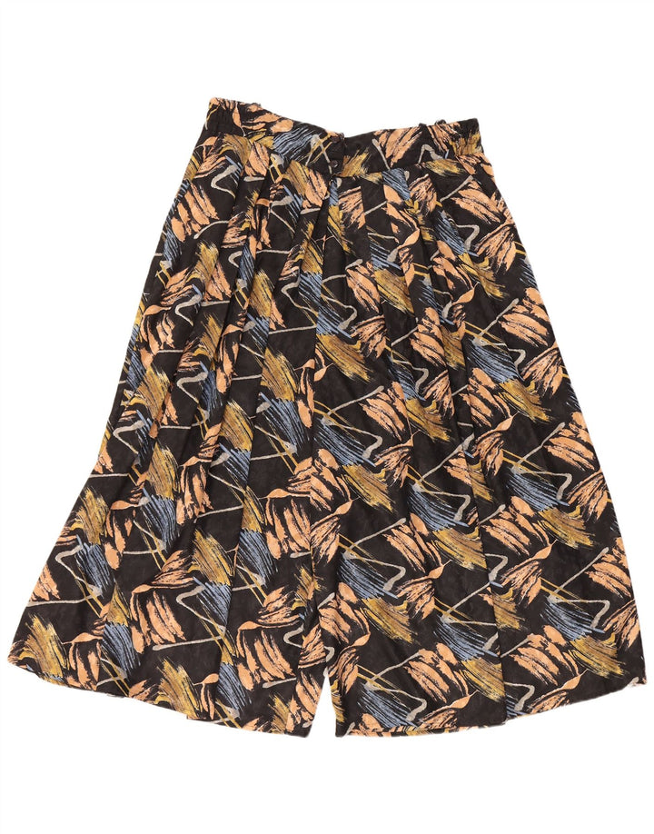 GOLDEN GATE Pantaloni tăiați pentru femei cu talie înaltă EU 46 XL W34 L20 Negri