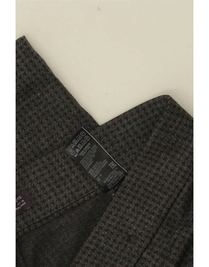 Pantaloni casual pentru femei Marks & Spencer UK 12 Medium W30 L28 Gri