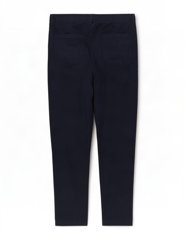 Marks & Spencer Pantaloni slim casual pentru femei UK 14 Large W34 L26 Bleumarin