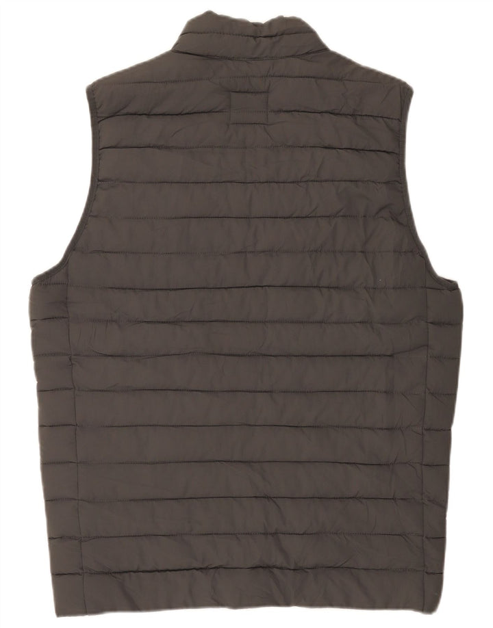 Jack & Jones Gilet căptușit pentru bărbați UK 36 Small Gri Poliester