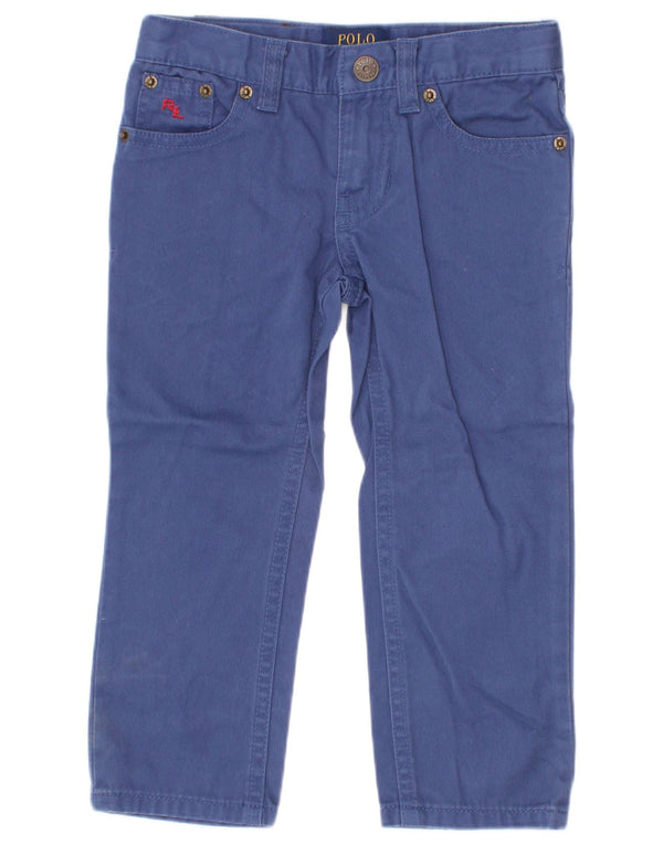 Pantaloni casual Polo Ralph Lauren pentru bebelusi baieti 18-24 luni W20 L14 Albastru