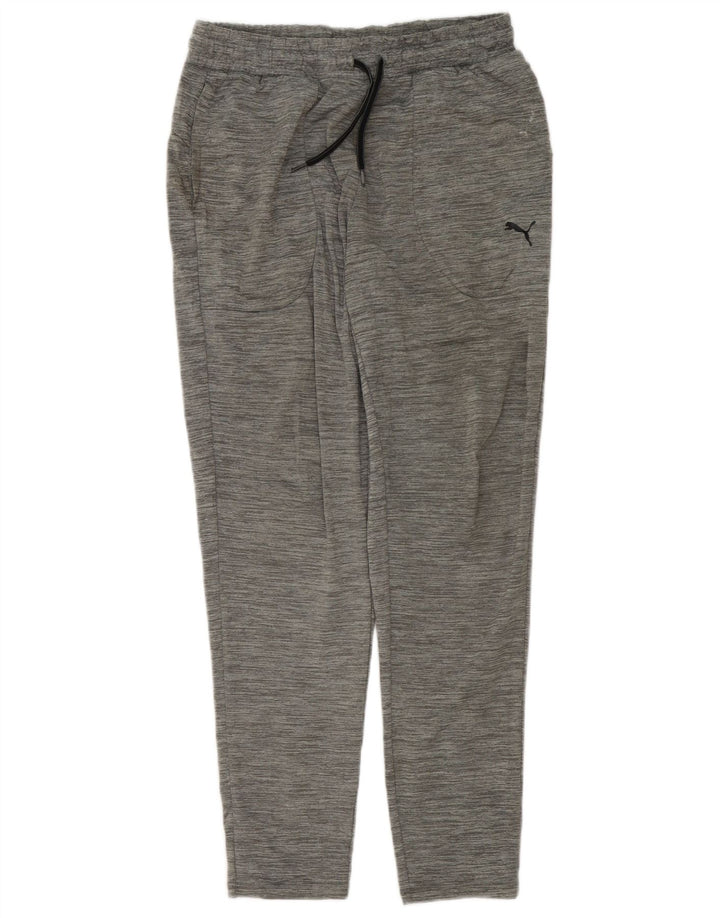 Pantaloni de trening Puma pentru femei UK 12 Poliester cu pete gri medii