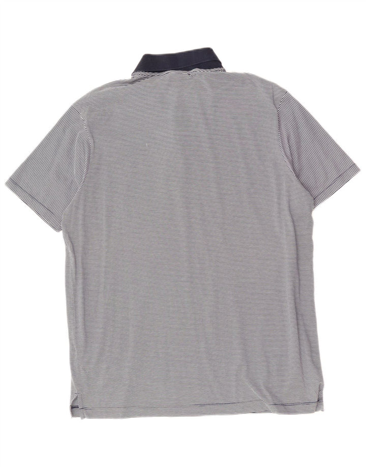 Cămașă polo pentru bărbați PAUL & SHARK, bumbac cu dungi mari, albastru