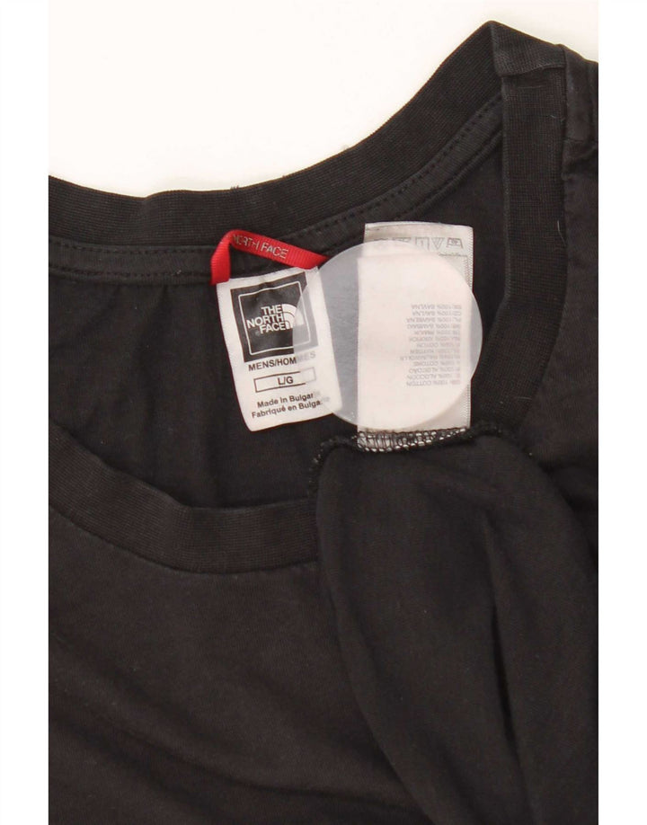 Tricou pentru bărbați The North Face Top mare din bumbac negru