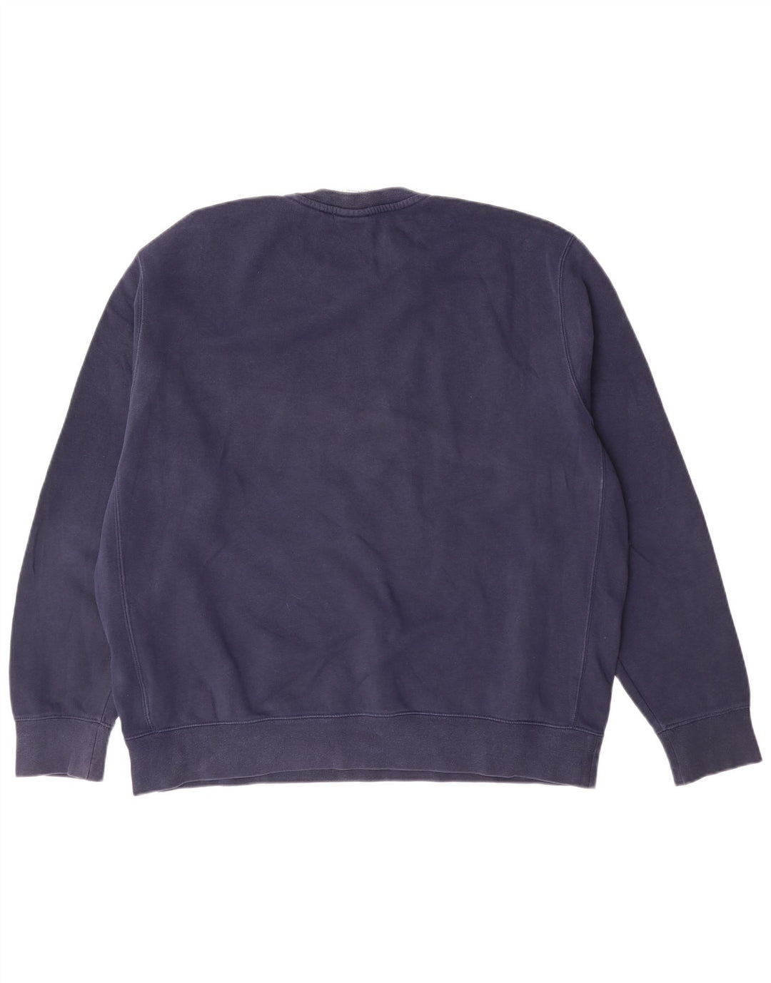 Hanorac pentru bărbați Nike Pulover mare din bumbac bleumarin