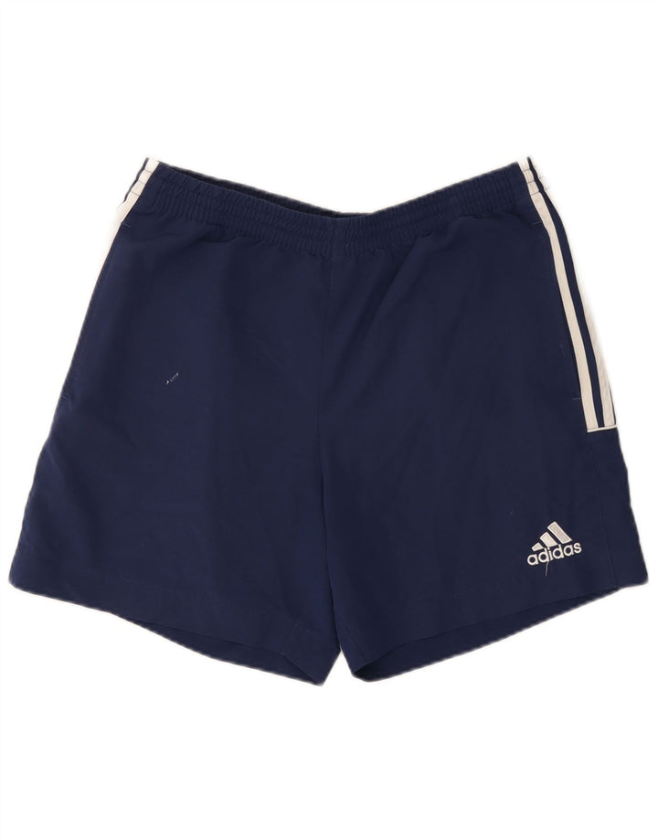 Pantaloni scurți sport pentru bărbați Adidas, mari, albastru, poliester