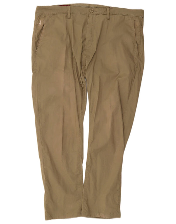 Pantaloni chino drepți pentru bărbați Marlboro Classics EU 54 2XL W38 L28 kaki