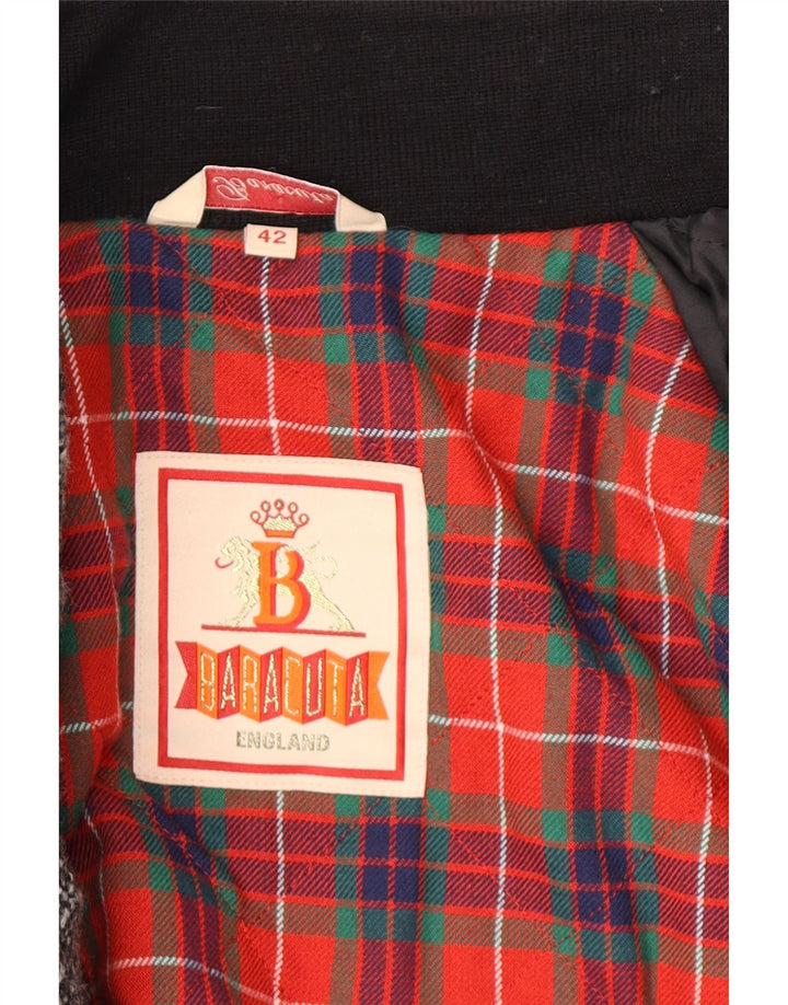 Jachetă Bomber pentru bărbați Baracuta UK 42 XL Gri Clasic cu pături