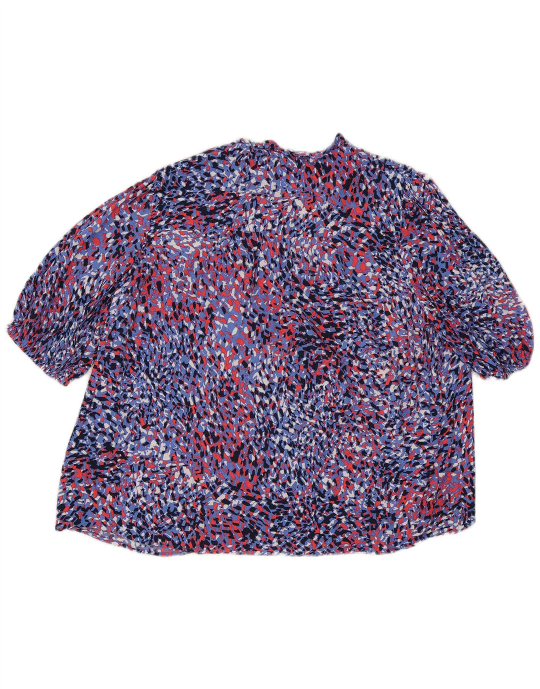 Bluză pentru femei Marks & Spencer UK 18 XL Blue Animal Print Viscoză