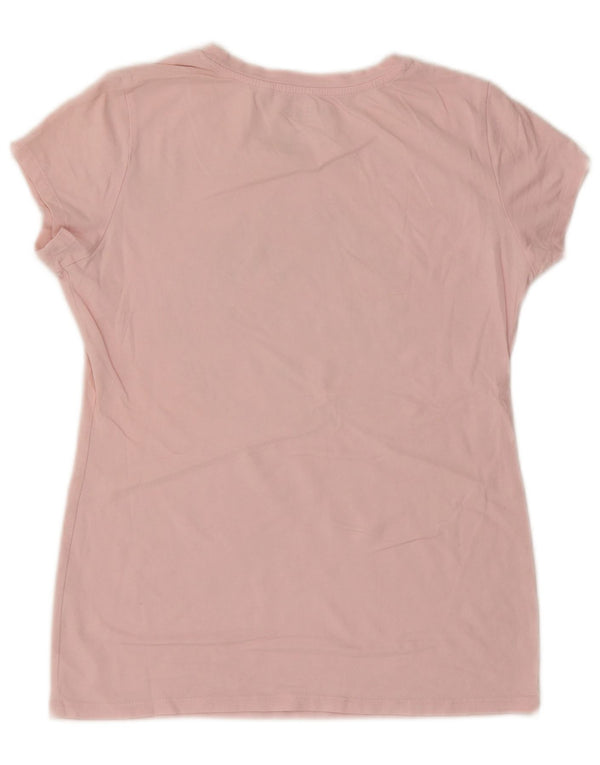 Tricou grafic Guess pentru femei Top UK 14 Large Pink