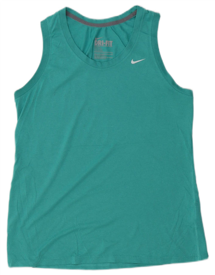 Vest Top pentru femei Dri Fit Regular Fit UK 14 Poliester verde mare