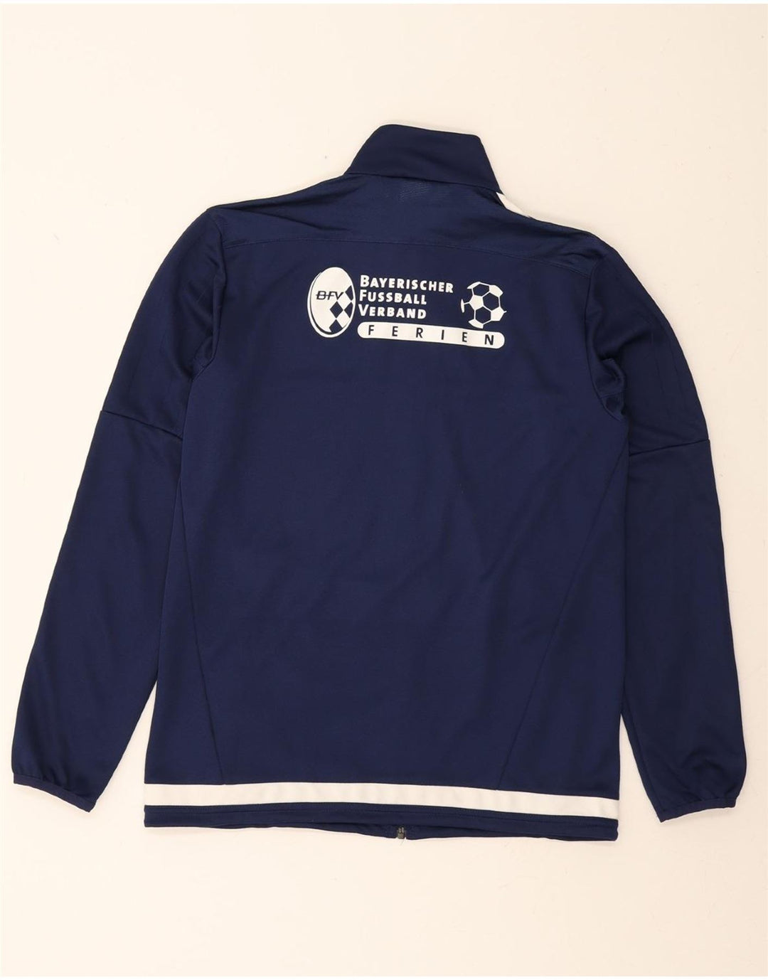 ADIDAS Mens Climacool Graphic Tracksuit Top Jacket Small Navy Blue Vintage Adidas and Second-Hand Adidas from Messina Hembry 