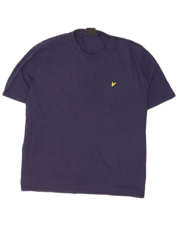 Tricou pentru bărbați Lyle & Scott Top 2XL Bumbac bleumarin